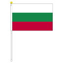 TOSPA ブルガリア 国旗 ポータブルフラッグ 旗サイズ25×37.5cm テトロン製 日本製 世界の国旗シリーズ