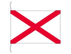 TOSPA 聖パトリック 旗 聖パトリック十字 卓上旗 旗サイズ16×24cm テトロントロマット製 日本製 世界の旧国旗 世界の組織旗シリーズ