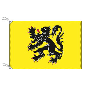 TOSPA フランデレン地域の旗 ベルギーの地方の旗 90×135cm テトロン製 日本製 世界各国の州旗シリーズ