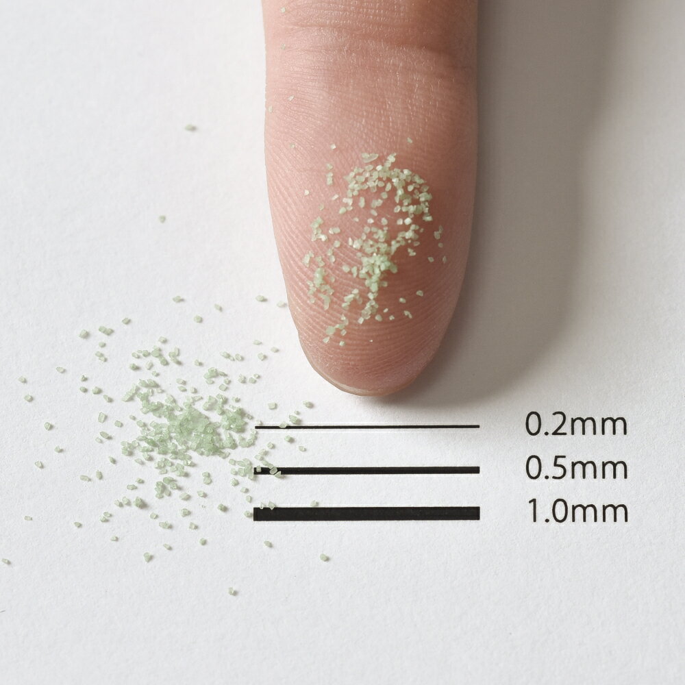 カラーサンド 150g 細粒（0.2mm位） Gタイプ 緑（07） 日本製 デコレーションサンド 　飾り砂 カラー砂 材料 素材 砂 ハーバリウム アクアリウム アクア テラリウム コケリウム サンドアート 2