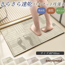 バスマット 珪藻土 40×60cm ソフト 吸水 速乾 洗える 足拭き お風呂 水切り マット キッチン お手入れ簡単 浴室 キッズ 洗面台 プレゼント ギフト...