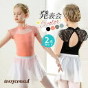 2点セット バレエ レオタード 子供 レース スカート付 キッズ ジュニア レッスン着 ダンス 衣装 女の子 幼稚園 小学生 新体操 練習 発表会 プレゼント ...