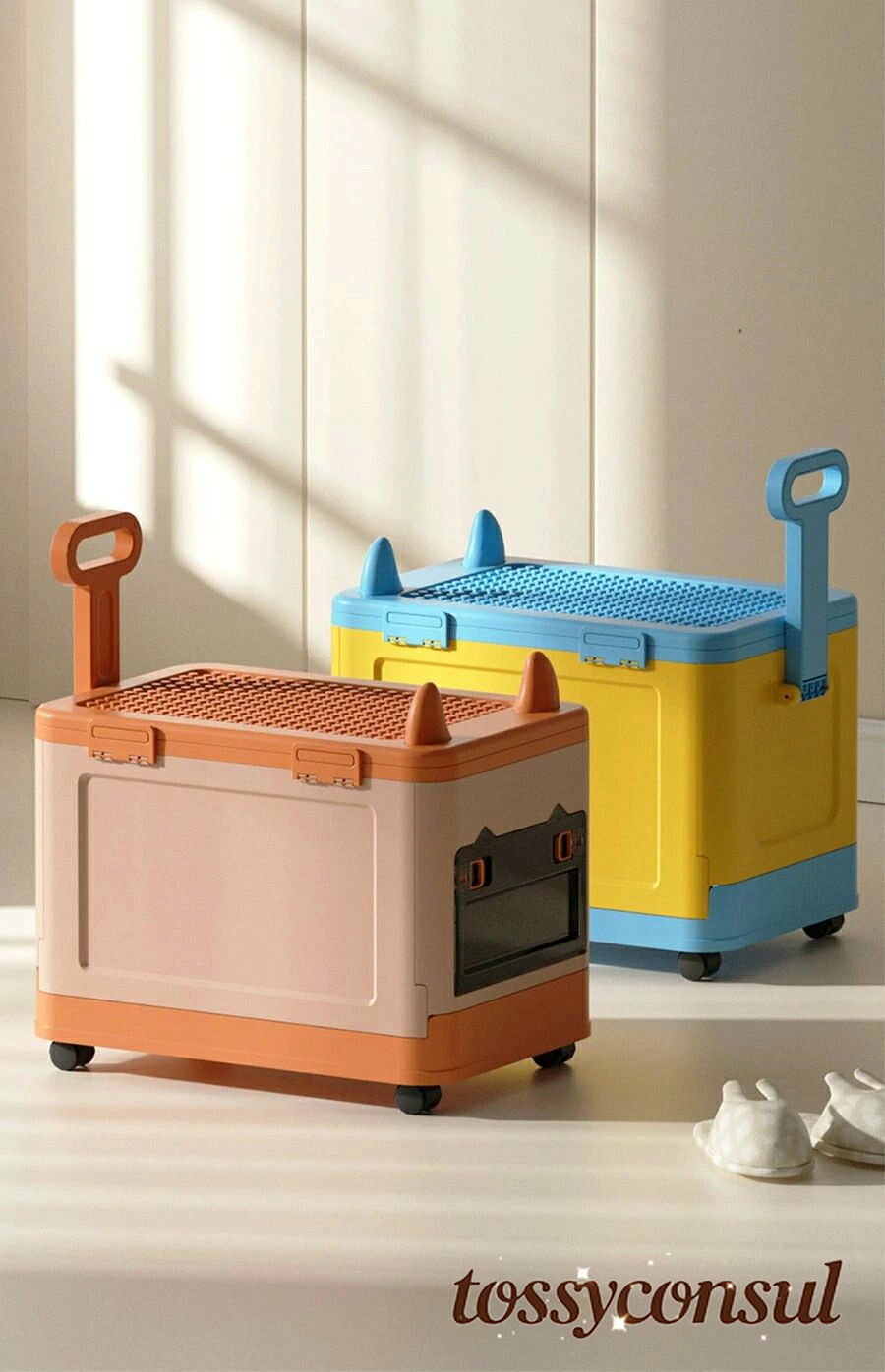 新生活 おもちゃ収納 おしゃれ おもちゃ キッズ お片付け おもちゃ箱 キッズバスケット プロック大型 子供 キッズ 子供 子供用 かわ プレゼント ギフト [2]