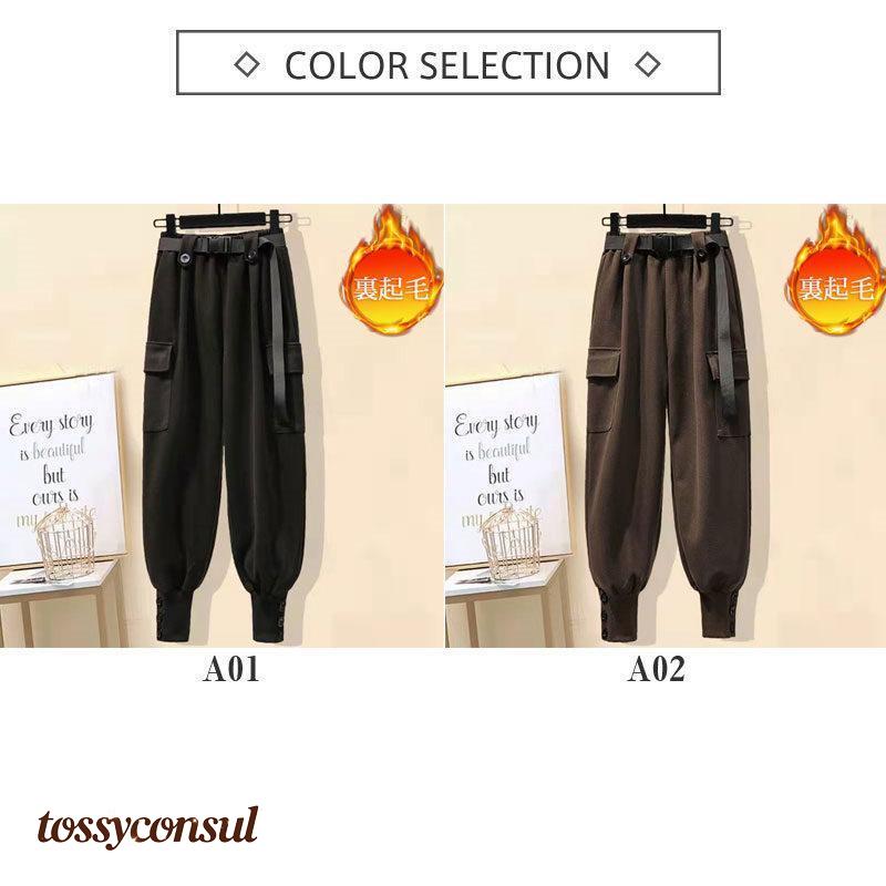 カーゴパンツ レディース 裏起毛 ワークパンツ...の紹介画像2