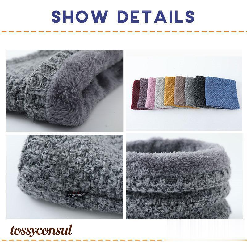 スヌード ネックウォーマー 裏起毛 防寒 冬 暖かい メンズ レディース ボア付き スポーツ ニット 保温 スノーボード 防風 バイク 自転車 ゴルフ プレゼント ギフト