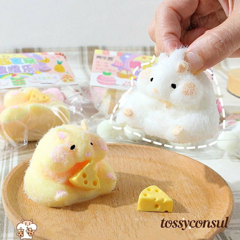 ハムスタースクイーズ 1/2/6個入 やわもっち ふわふわ 神ふわ スクイーズおもちゃ 柔らかい ままごと ストレス解消 癒し リアル インテリア 子供が喜ぶ ぷにぷに 高反発低反発 かわいい 誕生日クリスマスプレゼントギフト贈り物 tossyconsul-10031636 トッシーコンサル サンプル画像2