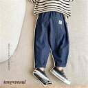 デニムパンツ キッズパンツ 子供ズボン ロング スウエットパンツ ワークパンツ 10分パンツ イージーパンツ キッズ 男の子 ベビー 子供服 カジュアル ロング丈 ゆったり ズボン 男児 おしゃれ 通学着 通園着 新生活
