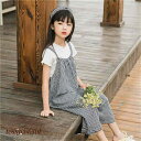 子供服 セットアップ キッズ 女の子 2点セット 半袖 シャツ+サロペット カジュアル パンツセット 春夏着 上下セット オールインワン 可愛い おしゃれ 小学生 通学着 可愛い子供服 女の子 安い 100 110 新生活