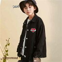 ジャケット 子供服 長袖 キッズジャケット ブラック コート ジージャン ボタン Gジャン 韓国子ども服 男の子 ウィンドブレーカー トップス ジュニア 春 秋 冬 トップス 上着 羽織り 春 秋 こどもの日 新生活
