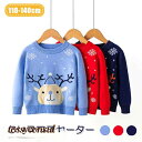 クリスマスセーター 子供服 キッズ サンタ セーター 長袖 クリスマス 上着 トップス 可愛い 女の子 男の子 キッズ用 子ども服 秋冬 防寒 保温 プリンセス イベント お出かけ あったか ブルー レッド ネービー 新生活
