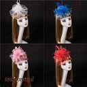 礼装帽子 ヘッドドレス トーク帽 ヘアアクセサリー ウェディングハット ミニ 帽子 チュール フラワー 小物 ブライダル小物 ウェディング パーティー 結婚式 二次会 披露宴 ヘアー ウール プレゼント 新生活