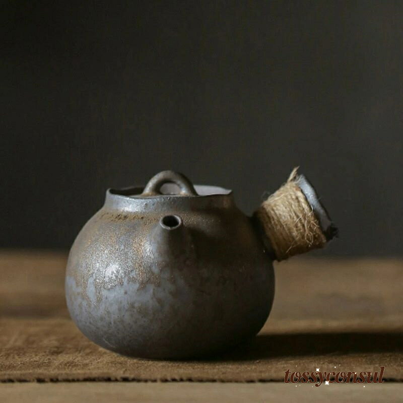 新生活 シンプル ティーポット急須 鉄錆釉 親指ポット 200 プレゼンド 陶器茶器 ギフト 御茶