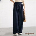 新生活応援 ワイドパンツ レディース ラップパンツ とろみ ワイド 落ち感 ガウチョパンツ アシンメトリー シルエット 体型カバー 普段着