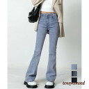 フレアデニムパンツ ストレッチパンツ韓国 女 レディース ボトムス ファッション ホワイトデーお返し 母の日 彼女 姉妹 プレゼント ギフト 新生活