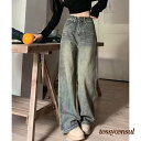 ヴィンテージデニムパンツ レディース韓国 女 レディース ボトムス ファッション ホワイトデーお返し 母の日 彼女 姉妹 プレゼント ギフト 新生活
