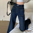 デニム ストレートパンツ ジーンズ 韓国 女 レディース ボトムス ファッション ホワイトデーお返し 母の日 彼女 姉妹 プレゼント ギフト 新生活