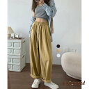 ワイドパンツ レディースキャロットパンツ 女 レディース ボトムス ファッション ホワイトデーお返し 母の日 彼女 姉妹 プレゼント ギフト 新生活