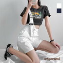 ワンショルダーサロペット デニムパンツ 女 レディース ボトムス ファッション ホワイトデーお返し 母の日 彼女 姉妹 プレゼント ギフト 新生活