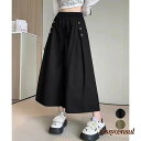ワイドパンツ ハイウエストガウチョパンツ 女 レディース ボトムス ファッション ホワイトデーお返し 母の日 彼女 姉妹 プレゼント ギフト 新生活