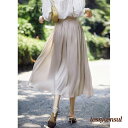 新生活応援 スカート ロング丈 春夏 フレアスカート 無地 レディース aラインスカート 膝丈 ハイウエスト ボトムス 美脚 通勤OL オシャレ大人可愛い 体型カバー 40代