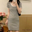 ニットワンピース ボーダー柄タイトワンピ オシャレ 女 レディース ボトムス ファッション ホワイトデーお返し 母の日 彼女 姉妹 プレゼント ギフト 新生活