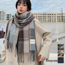 大判マフラー チェック柄 秋冬レディース オシャレ 女 レディース ファッション ホワイトデーお返し 母の日 彼女 姉妹 プレゼント ギフト 新生活