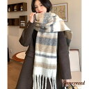 カシミヤ風マフラー 大判 厚手ボリューム オシャレ 女 レディース ファッション ホワイトデーお返し 母の日 彼女 姉妹 プレゼント ギフト 新生活