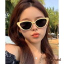 キャットアイ カラーフレームサングラス オシャレ 女 レディース ファッション ホワイトデーお返し 母の日 彼女 姉妹 プレゼント ギフト 新生活