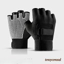 「M L XL」 トレーニンググローブ ウェイトリフティング 高弾性パッド 通気性 手首保護 フィット感 筋トレ ジム 初/中級者向け 指切り手袋 グローブ 男...