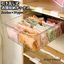 「スーパーSALE半額」 衣類収納ボックス 下着収納ケース 引き出し式 後付け 引っ掛け 両面テープ ネジ 整理整頓 仕切り 省スペース 靴下 コンパクト すっきり スッキリ ショーツ 靴下 小物