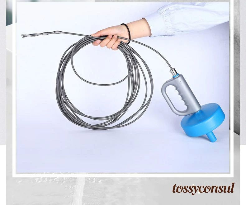 新生活応援 パイプクリーナー ワイヤー 回転式 パイプブラシ 日用品 掃除用具 詰まり キッチン トイレ ..