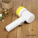 新生活応援 電動ハンディーブラシ 台所用スポンジ たわし 掃除用具 水まわり バスポリッシャー 浴室清掃 洗面所 シンク 鏡 水垢掃除 電動 電池式 デッキブラ...