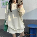 新生活応援 トレーナー スウェット ルームウェア セットアップ 上下セット 夏 部屋着 レディース 春 ショートパンツ 秋 カジュアル スウェットパーカー 半ズボン ゆったり オーバーサイズ 大きいサイズ