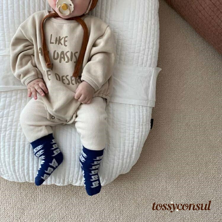 新生活応援 スウェットロンパース 73 ロンパース オールインワン 女の子 ベビー トレーナー 綿 90 ロン..