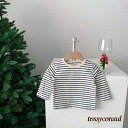 新生活応援 カットソー キッズ 女の子 男の子 ベビー ボーダー 長袖Tシャツ Tシャツ 長袖Tシャツ トップス ロンT 赤ちゃん 子供服 シンプル カジュアル 保育園 幼稚園