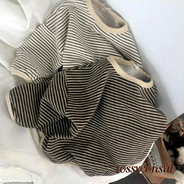 新生活応援 男の子 トレーナー 100cm トップス 女の子 プルオーバー キッズ 長袖 ベビー ロンT クルーネック ボーダー柄 カジュアル 裾ラウンド ゆったり 子ども服 シンプル キッズ 90cm 保育園 110cm 120cm