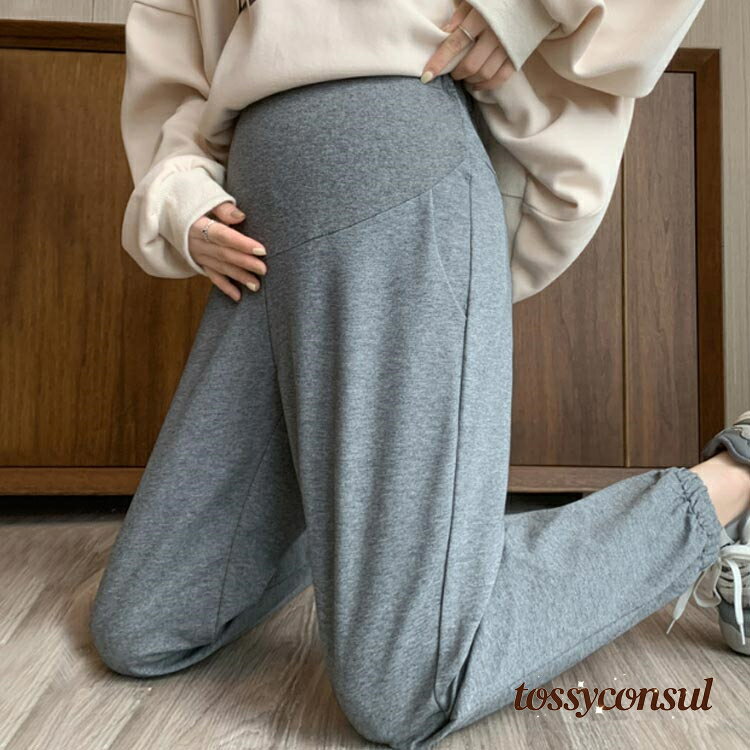 新生活応援 ズボン マタニティパンツ 妊婦用 産後 産前 夏 ジョガーパンツ テーパードパンツ 秋 美脚 春 マタニティパンツ 体型カバー 長ズボン 無地 ゆったり アジャスター マタニティーズボン ボトムス カジュアル ポケット付き