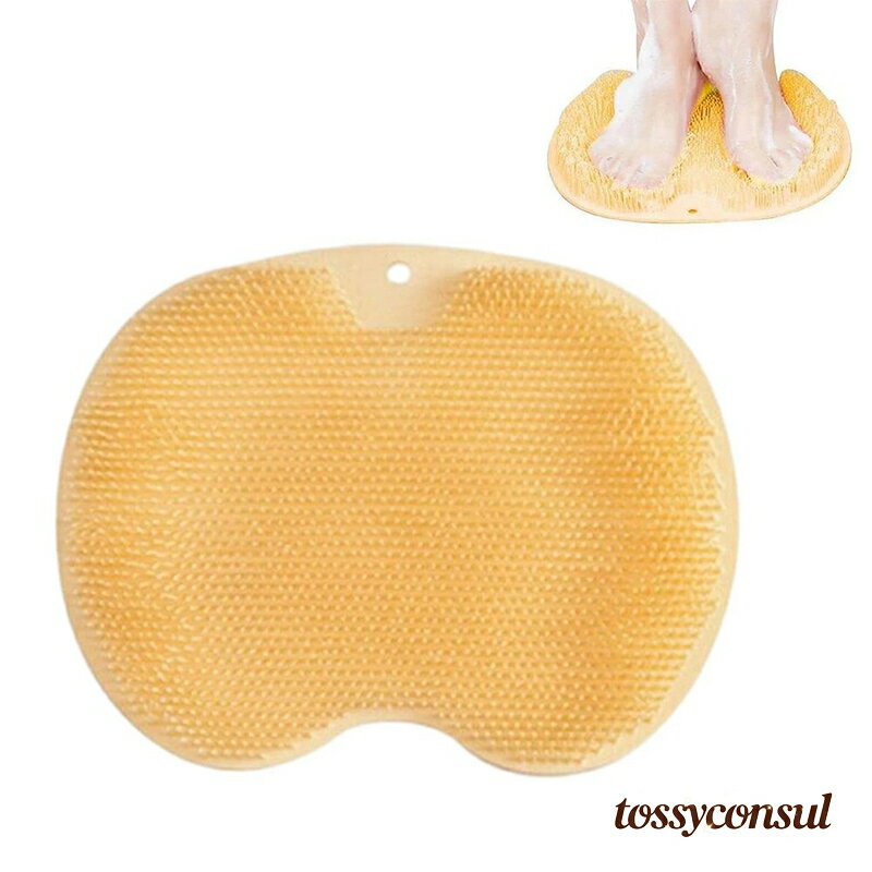 新生活応援 背中ニキ 足裏マッサージ 角質取り 足裏 足臭ブラシ ボディブラシ フットケア やわらかい 足臭バスター 足裏ブラシ 足洗いマット