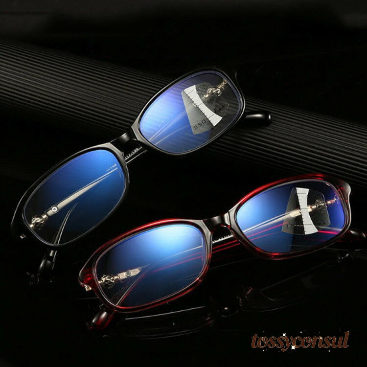 新生活応援 おしゃれ PCメガネ 疲れにくい 老眼鏡 軽量 シニアグラス 男性 女性 +1.5 リーディンググラス ブルーライトカット レディース