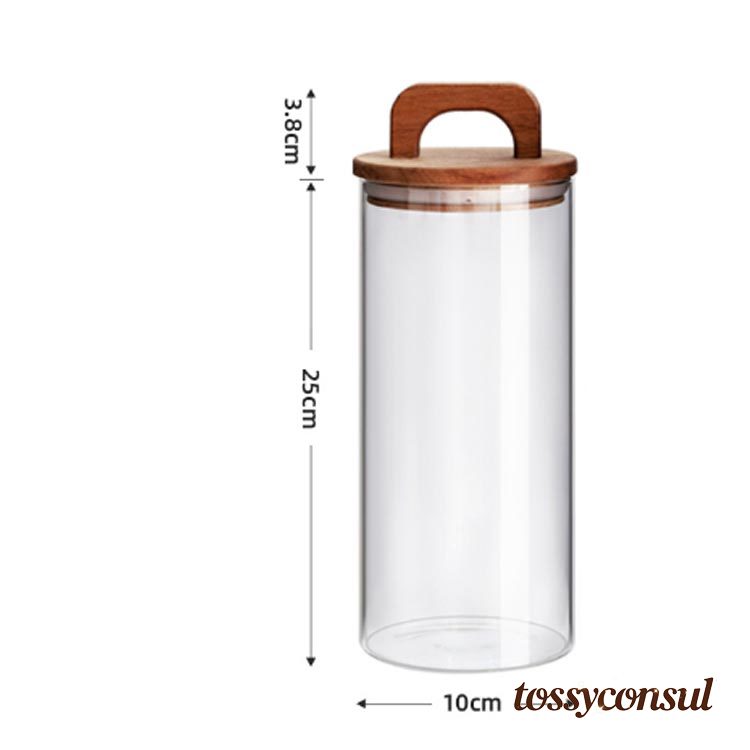 新生活応援 シリコンパッキン付 キャニスター 保存容器 ガラス 取っ手付き 食品保存 ガラスジャー 砂糖 木製 塩 保存瓶 おしゃれ ガラス保存瓶 紅茶 木蓋 コーヒー 調味料入れ 北欧 可愛い お菓子 密封 コーヒー 粉 コーヒー豆
