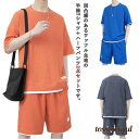 送料無料 半袖Tシャツ ハーフパンツ 2点セット メンズ ワッフル生地 セットアップ 上下 スポーツウェア トレーニングウェアカジュアル 大きいサイズ 吸汗速乾 部屋着 ゆったり おしゃれ 夏 夏物 夏服 M L XL 2XL 3XL 4XL 5XL