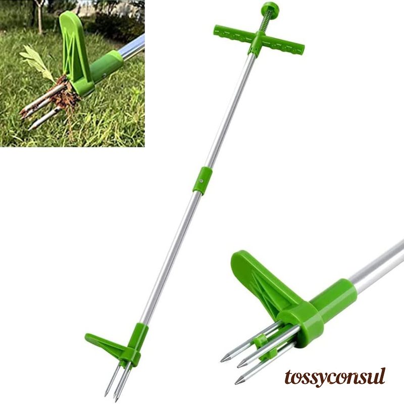 「スーパーSALE半額」 草抜き スタンドアップ草刈り機 草取り道具 立ったまま 草取り器 長柄草抜き 坪..