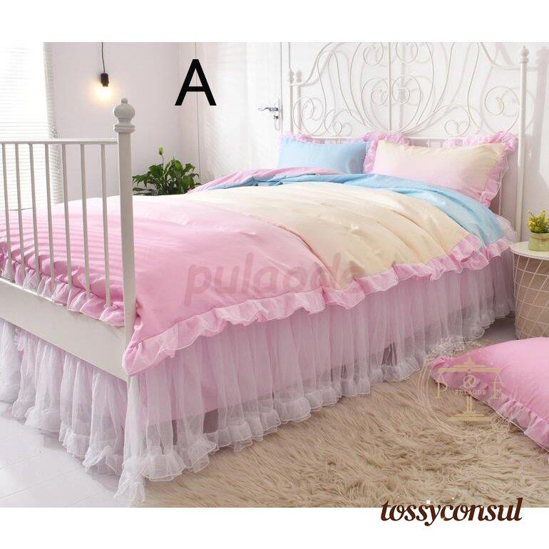 新生活応援 3点セット 布団カバー セット 姫系 北欧風 枕カバー 敷き布団カバー 掛け布団カバー ベッド..