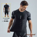 「スーパーSALE半額」 水着 メンズ 上下セット 競泳 フィットネス水着 ラッシュガード フィットネスウェア 2点セット競泳用 水泳 気まずさ防止 ストレッチ 半袖 セパレート ハーフパンツ 男性