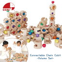 エドインター GENI Connectable Chain Cobit Volume Set コネクタブルチェーン コビット 72ピース 大容量ケース付き お取り寄せ商品 組立ておもちゃ 知育玩具 3歳 4歳 5歳 木製玩具 保育園 幼稚園 学童 Ed. Inter