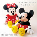 ディズニー ウェイトドール ミッキーマウス ミニーマウス 赤ちゃん 体重 ぬいぐるみ 結婚式 両親 プレゼント 親 出産祝い 記念品 贈呈品 名入れ ギフト 七...