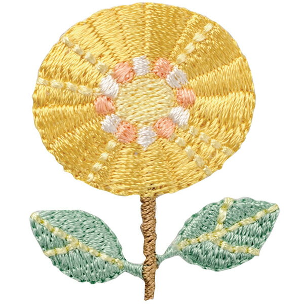 えほんのおはな おはなB ハマナカ ワッペン アイロン 接着 花 フラワー 手芸用品 刺繍 手作り 入園 入学 アップリケ 絵本 ゆうパケット対応 ypのサムネイル