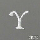 プペ イニシャルレース Y ハマナカ アルファベット ローマ字 手芸用品 刺繍 手作り 結婚 入園 入学 Poupee プぺ・レース ゆうパケット対応 yp