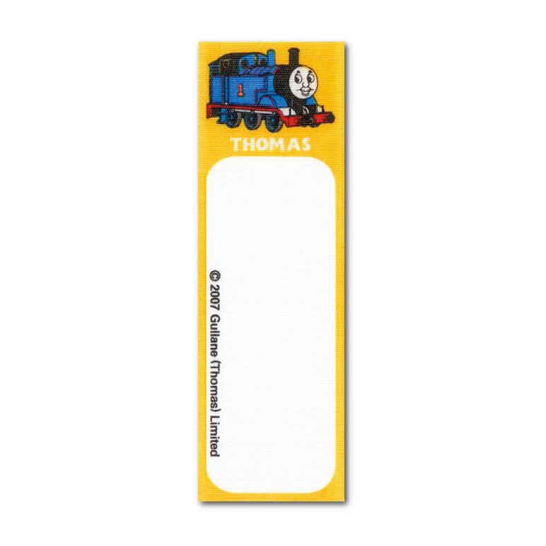 きかんしゃトーマス ネームラベル 3枚入 トーマス・黄枠 タテ N89 オリムパス 1枚:2.5×7.9cm 名札 アイロン アップリケ キャラクター 手芸用品 キッズ 子供 入学 入園 ゆうパケット対応 yp