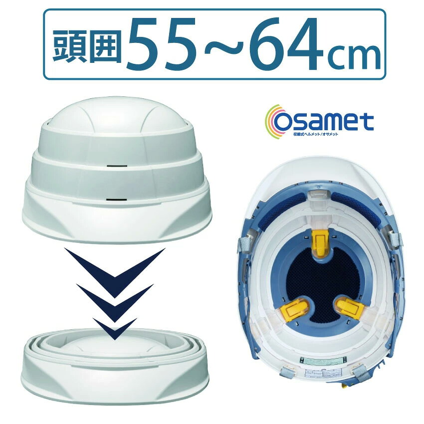 防災グッズ セット 2人用 ふたりセットW＋ 防災リュック オレンジ グレー 紺 オサメット 防災ヘルメット 折り畳み 食品 保存食 トイレ 水 保存水 タンク 手回し充電 ラジオ 大容量 災害対策 防災用品 備蓄 非常食 非常用持ち出し袋 避難用バッグ osamet Bosai 加賀産業 tosuka-10014708 ギフトと雑貨ファンメアリー サンプル画像2